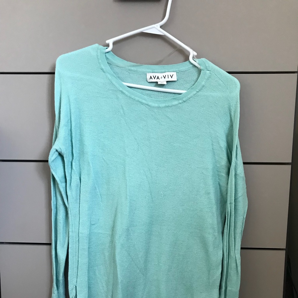 Tiffany blue sweater
